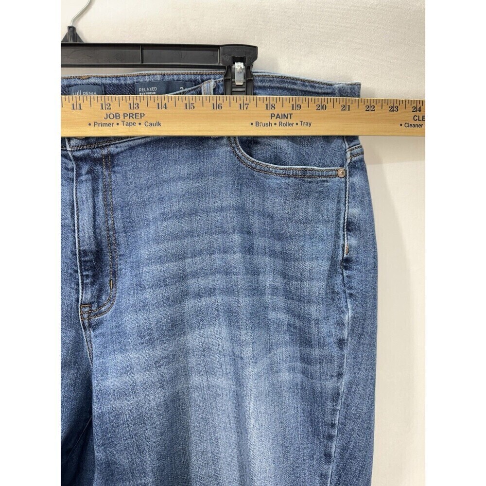 J Jill Denim Boyfriend Relaxed Fit Jeans Women's 24R Straight Leg Medium Wash - Picture 5 of 9
